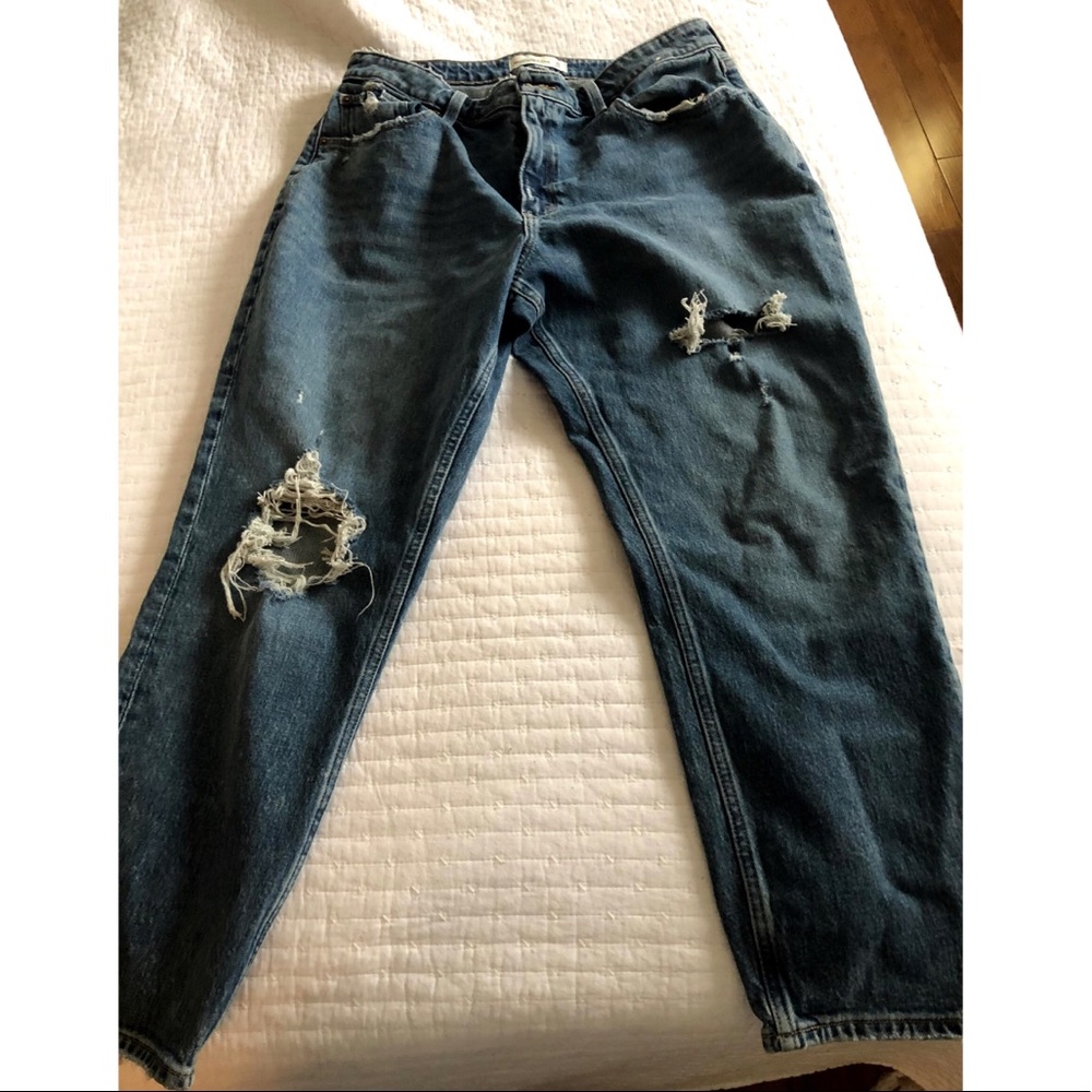 Size 14, Abercrombie mom curve jeans
